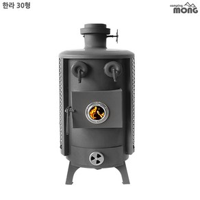 꾸버스 국산 화목난로 한라 30평 3T 고급 장작 나무 화목 캠핑 난로, 한라난로 30형 화목난로