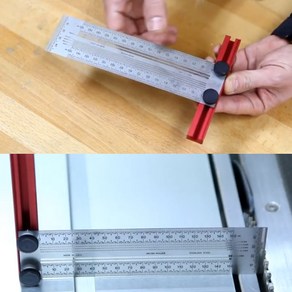 150mm TRUL150M 미국정품 인크라 정밀T롤 T자로 측정과 포인트표시 및 금긋기 가능 측정자 목공필수 마킹자 정밀측정자 TRUL-150M 토탈공구, 1개