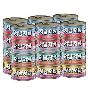 저냥저냥 고양이 캔 80gX24개 길냥이 캔 추천, 80g, 24개