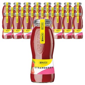 [올데이즈] 라우치 스트로베리 주스 병음료 200ml, 24개