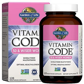 미국 직배송 Gaden of Life Multivitamin fo Women 50 & Ove Vitamin Code Wom B00280M148, 1개