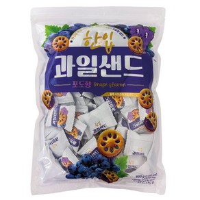 한입 과일 샌드 포도향, 800g, 6개