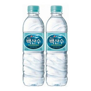 농심 백산수 무라벨 유라벨 탕비실 사무실 생수 500ml