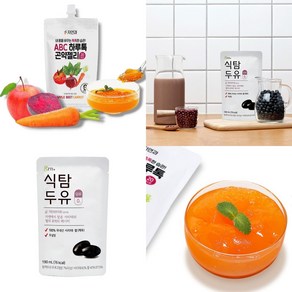 무설탕 서리태 팥 콩물두유 +자연과 ABC 곤약젤리 세트상품, 20개, 150g