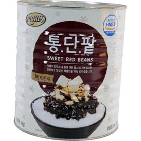 리치스 통단팥 빙수용 팥 3kg, 1개