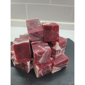 S. N. FOOD HALAL FROZEN SKIN ON BONELESS GOAT MEAT 냉동 껍질있는 뼈없는 염소정육 1Kg