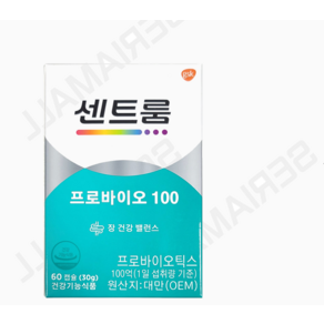 센트룸 유산균 프로바이오 100억 유산균 60캡슐 l프리바이오틱스l -재고 보유 00개-, 1개, 60정