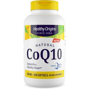 헬시오리진스 CoQ10 100mg 소프트젤 글루텐 프리 무설탕, 300정, 1개