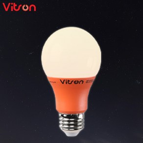 [1+1 무료배송] 비츠온 LED 벌브 전구 8W 주황 오렌지, 2개, 기타색
