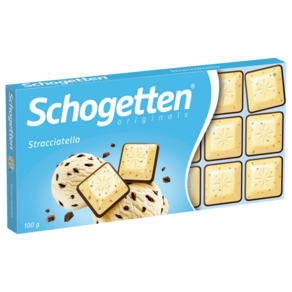 쇼게튼 Schogetten 스트라치아텔라 화이트 초콜릿, 1개, 100g