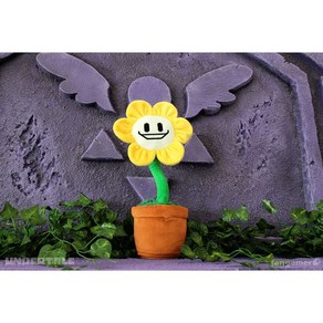 언더테일 델타룬 Flowey 플라위 봉제 캐릭터 인형, 1개