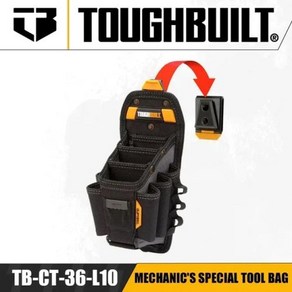 TOUGHBUILT TB-CT-36-L10 정비공의 특수 도구 가방 멀티 포켓 플라이어 스크루 드라이버 도구 세트 빠른 행잉 백, 1개