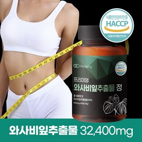 영데이 와사비잎 추출물 사인 정 식약청 인증 HACCP, 1개, 60정