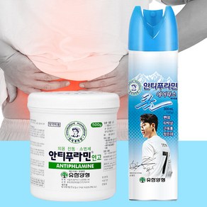 유한 유한양행 안티푸라민 연고 500g 1개+안티푸라민 스프레이 쿨 에어 파스 300ml 1개, 800ml, 1개