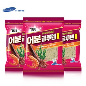 경원 어분글루텐2 아쿠아삼합 민물 붕어낚시 떡밥 집어제