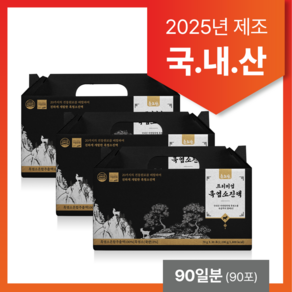 춘효당 흑염소 진액 100% 국내산 흙염소, 3개, 2.1L