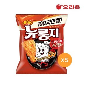 오리온 뉴룽지 고추장카라멜(105g) x 5개