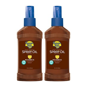 Banana Boat 딥 태닝 오일, 2개, 236ml