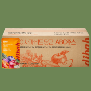 디밥 NFC 사과비트당근 ABC주스 건강음료, 500ml