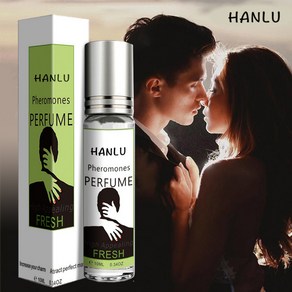 [연인선물추천] HANLU 커플 향수페로몬향기+롤러타입 휴대용 데이트용 오드퍼퓸, 2개, fesh 10ml