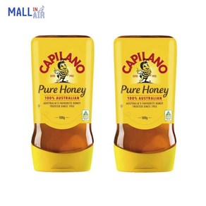 카필라노 천연 벌꿀 튜브형 500g X 2개 Capilano Pue Honey Squeeze + 비투 일반꿀 2스틱 증정