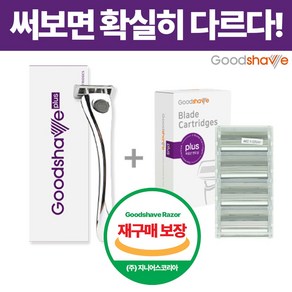 5중날을 쓰신 분들은 모르는 6중날 써보면 확실히 다른 독일산 프리미엄 6중면도날 면도기세트+ 리필용6중면도날4개 깔끔한 메탈핸들의 묵직한 그립감