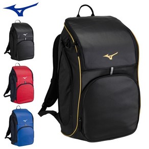 일본 MIZUNO 미즈노 포켓 배낭 스포츠 백팩 40L 캐주얼 가방 4COLOR, 1개, 블랙