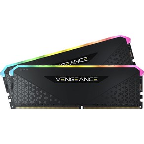 CORSAIR DDR4-16GB 3200MHz CL16 데스크탑 PC용 메모리 VENGEANCE RGB RS 16GB [8GB×2장] CMG16GX4M2E3200C16, 2개