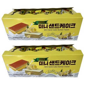 키즈웰 버터맛 미니 샌드케이크, 20g, 40개