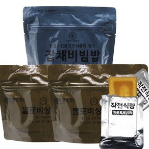 비상식량 중대용량 6종SET [E-2] 고추장소고기밥(대용량)+우리비빔밥(제육)+불갈비참치(특대)+우리비빔밥(김치)+파운드케익+건빵 SET, 1개