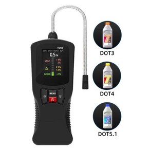 정확한 브레이크 유체 테스터 자동차 오일 수분 액체 감지 장비 LED 디지털 테스트 도구, 1개