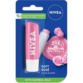 [니베아 일본직구] Nivea Lip Soft Rose Bliste Pack, 1개