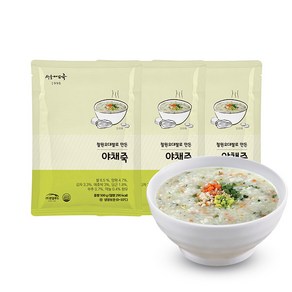 로뎀푸드 서울마님죽 야채죽 500g 3팩 SET [TG002]