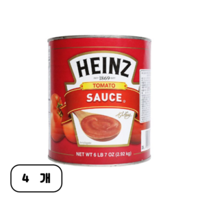 하인즈 토마토소스, 2.92kg, 4개