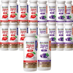 파스퇴르 쾌변 요구르트 150ml 혼합16입(사과 8입+포도 8입)