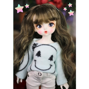 #USD 26cm 옷( 스마일 니트 )[마구샵]#구체관절인형#bjd#인형옷#유딩이#도리스돌#포켓돌, 1개