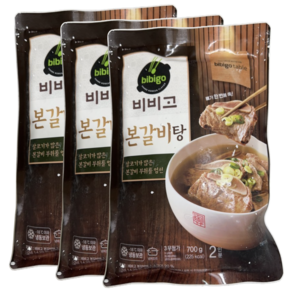 비비고 본갈비탕, 700g, 3개