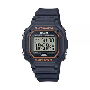 Casio F108WH 시리즈  남성용 디지털 시계  조명기  방수  LED 조명  일일 알람  1/100 SEC 스톱워치  3개의 바늘(HR 분 SEC) 