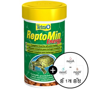 테트라 렙토민 에너지 250ml 수생 반수생 거북이 사료 거북이 먹이 밥 아쿠아리오 네오 샘플 포함, 1개