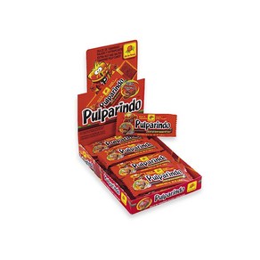 Pulpaindo EXTRA HOT Tamaind Pulp Candy 20 count 풀파린도 EXTRA HOT 타마린드 펄프 캔디 20개, 1개, 102.06g