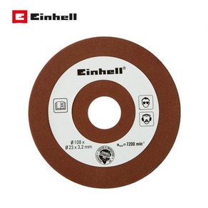 EINHELL 아인헬 체인 톱날 연마기 샤프너 3.2/4.5mm 연마석, 108mm/3.2T, 1개