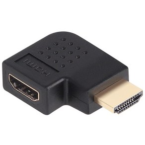 NETmate HDMI 오른쪽 꺽임 젠더(M/F)/NMG014/우측 90도 꺽임/8K UHD/양방향 출력/금도금 커넥터/꺽임형으로 협소한 공간에 사용 용이, 상세페이지 참조, 1개