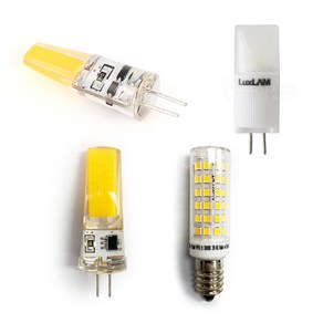 LED JC G4 GU5.3 G9 E14 E17핀전구 할로겐 미니램프 꼬마전구 12V 220V, 03 BK 핀램프 G4 220V 5W, 전구색(노란빛), 1개