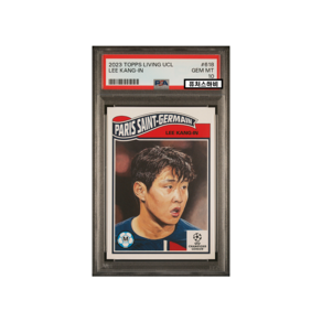 이강인 PSA 10 카드 탑스 리빙 #618 2023 Topps living UCL Lee Kang-In 축구카드 등급카드, 1개