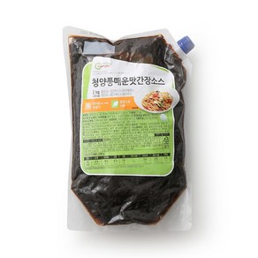 아워홈 행복한맛남 청양풍 매운맛간장 소스 식자재용 2kg, 1개