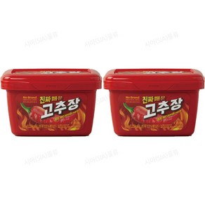 노브랜드 진짜로 매운 고추장 500g, 2개