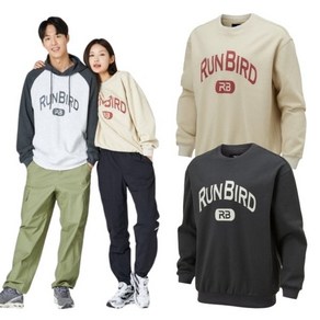 [정품제품] 미즈노 데일리 공용 런버드 C/P 맨투맨 32YC365007 RUNBIRD CP MTM 32YC365049 [챠콜 베이지] 긴팔티 남성 여성