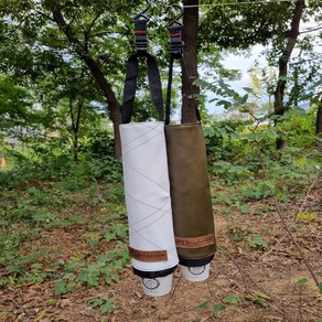 차박 캠핑 감성 종이컵홀더 야외용 디스펜서 보관케이스, 화이트