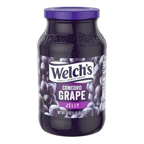 Welch's Gape Jelly 18 oz 웰치스 포도 젤리 18온스, 510g, 1개