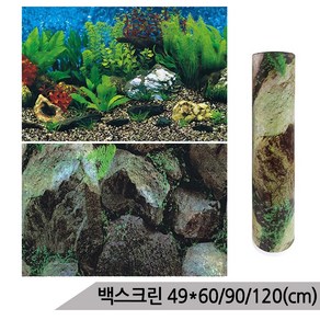 백스크린 49cm 사이즈선택 수족관 어항배경 C221750